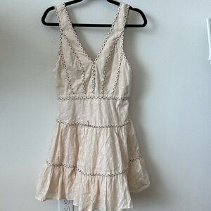 US SIZE 6 Peach beige dress